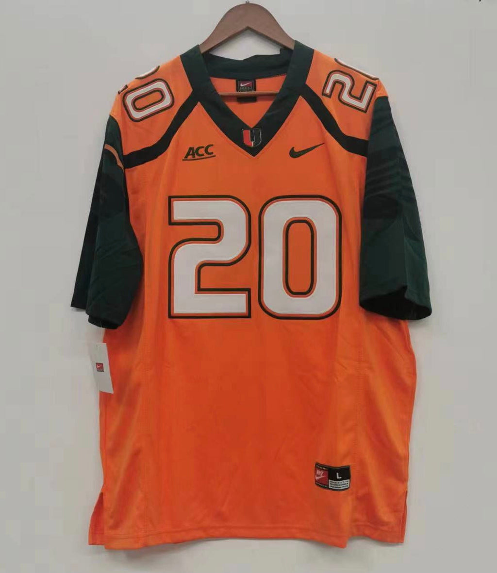 Ed Reed Miami Hurricanes Official NCAA Nike Jersey Orange product image 4