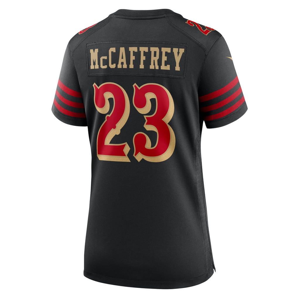 Nike Women San Francisco 49ers Christian McCaffrey #23 2025 Rivalries Game Jersey - Black product image 2, provided for