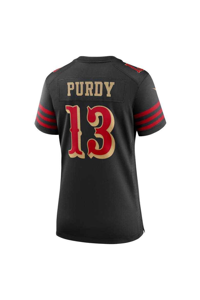 Nike Women San Francisco 49ers Brock Purdy #13 2025 Rivalries Game Jersey - Black product image 2, provided for visual