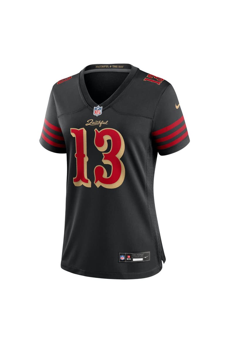 Nike Women San Francisco 49ers Brock Purdy #13 2025 Rivalries Game Jersey - Black product image 1, provided for visual