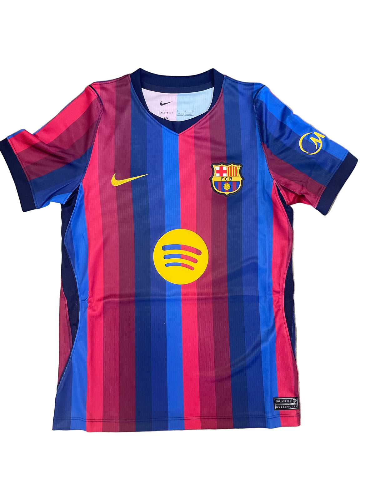 Nike FC Barcelona Stadium Home Big Kids' Dri-FIT Soccer Replica Jersey 26/27 product image 1, provided for visual reference