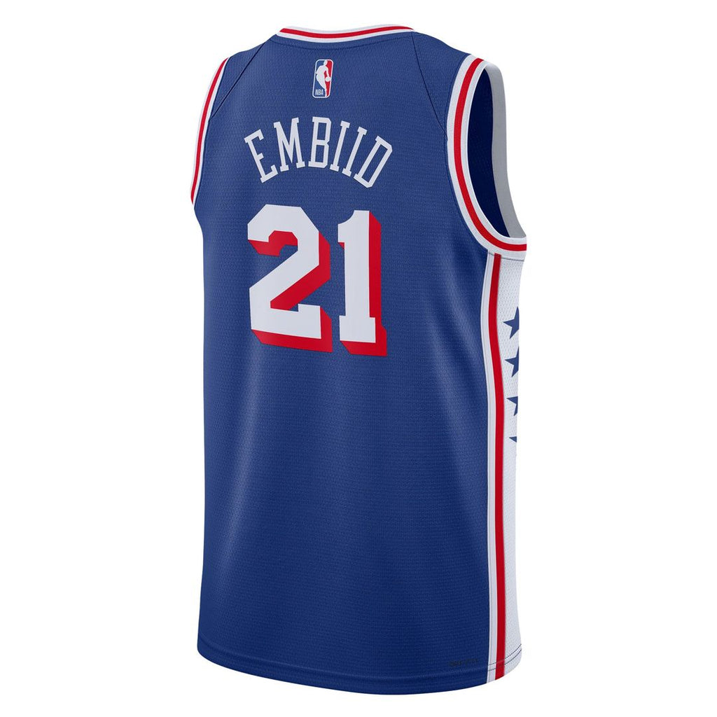 Philadelphia 76ers Joel Embiid Nike Youth Swingman Jersey product image 3