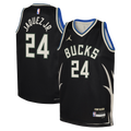 Jaime Jaquez Jr. Milwaukee Bucks Statement Edition Swingman Jersey - Hunter Green - Youth product image 1, provided for