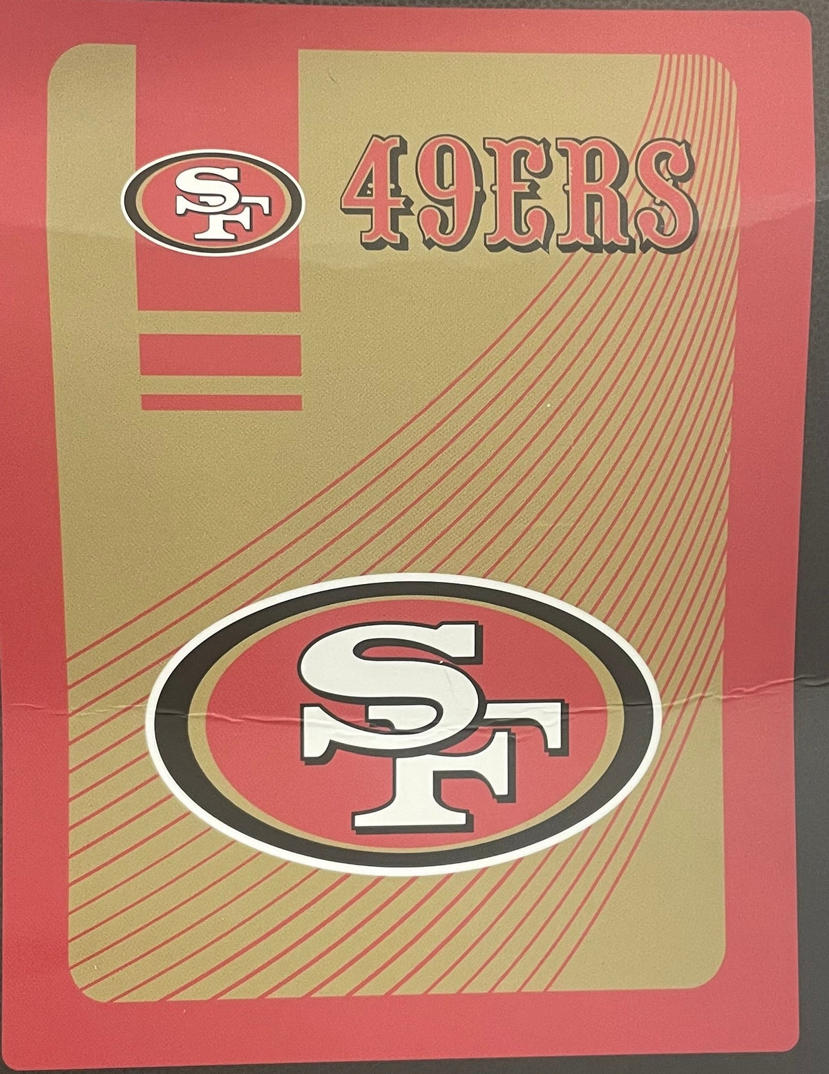 San Francisco 49ers NFL 60" x 80" Plush Throw Blanket, Soft & Warm product image 1, provided for visual reference and