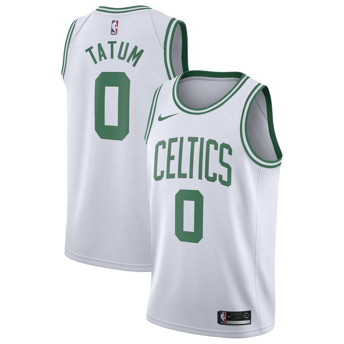 Jayson Tatum Boston Celtics Association Edition Swingman Jersey - White - Youth product image 1, provided for visual