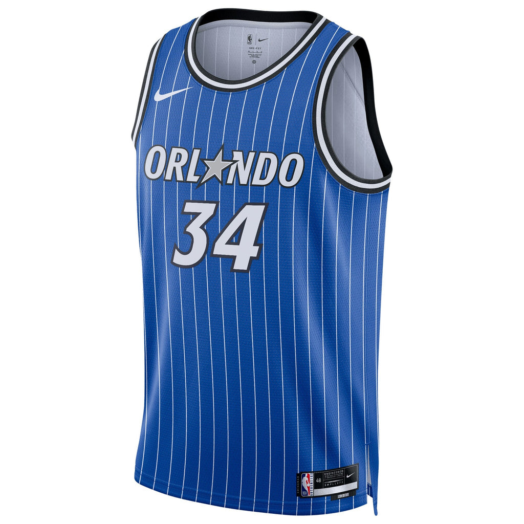 Wendell Carter Jr. Orlando Magic Icon Edition Replica Swingman Jersey - Blue - Unisex product image 3, provided for visual