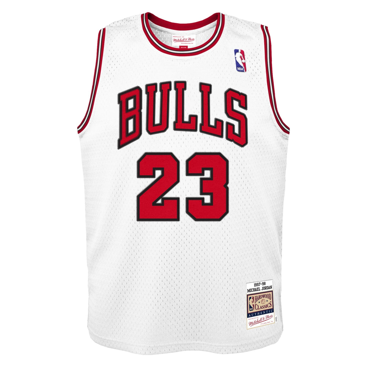 Michael Jordan Chicago Bulls 1997 Authentic Jersey - Youth product image 3, provided for visual reference and product detail