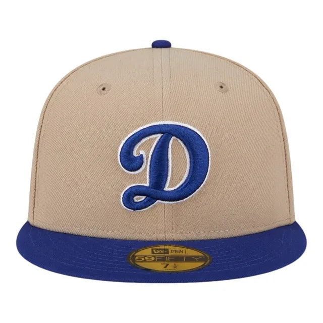 New Era Los Angeles Dodgers 59FIFTY Fitted Hat-Camel product image 2, provided for visual reference and product detail review