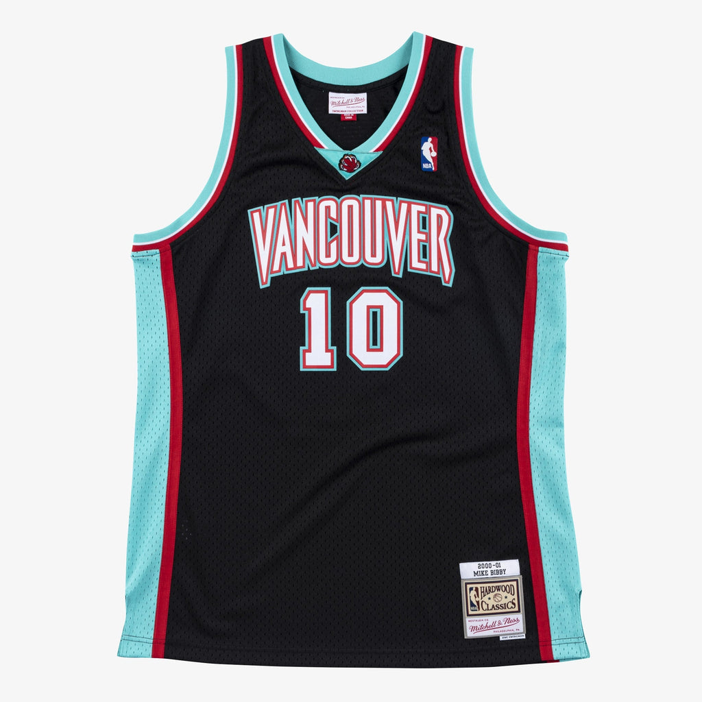 Mike Bibby Vancouver Grizzlies 2000 Authentic Swingman Jersey - Black product image 3, provided for visual reference and