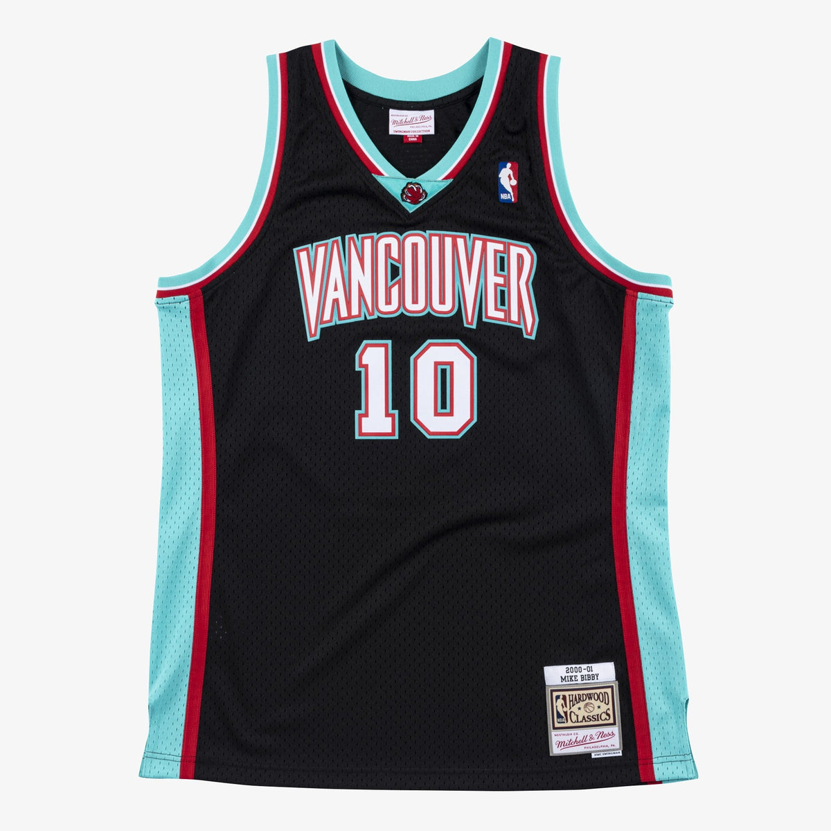 Mike Bibby Vancouver Grizzlies 2000 Authentic Swingman Jersey - Black product image 3, provided for visual reference and
