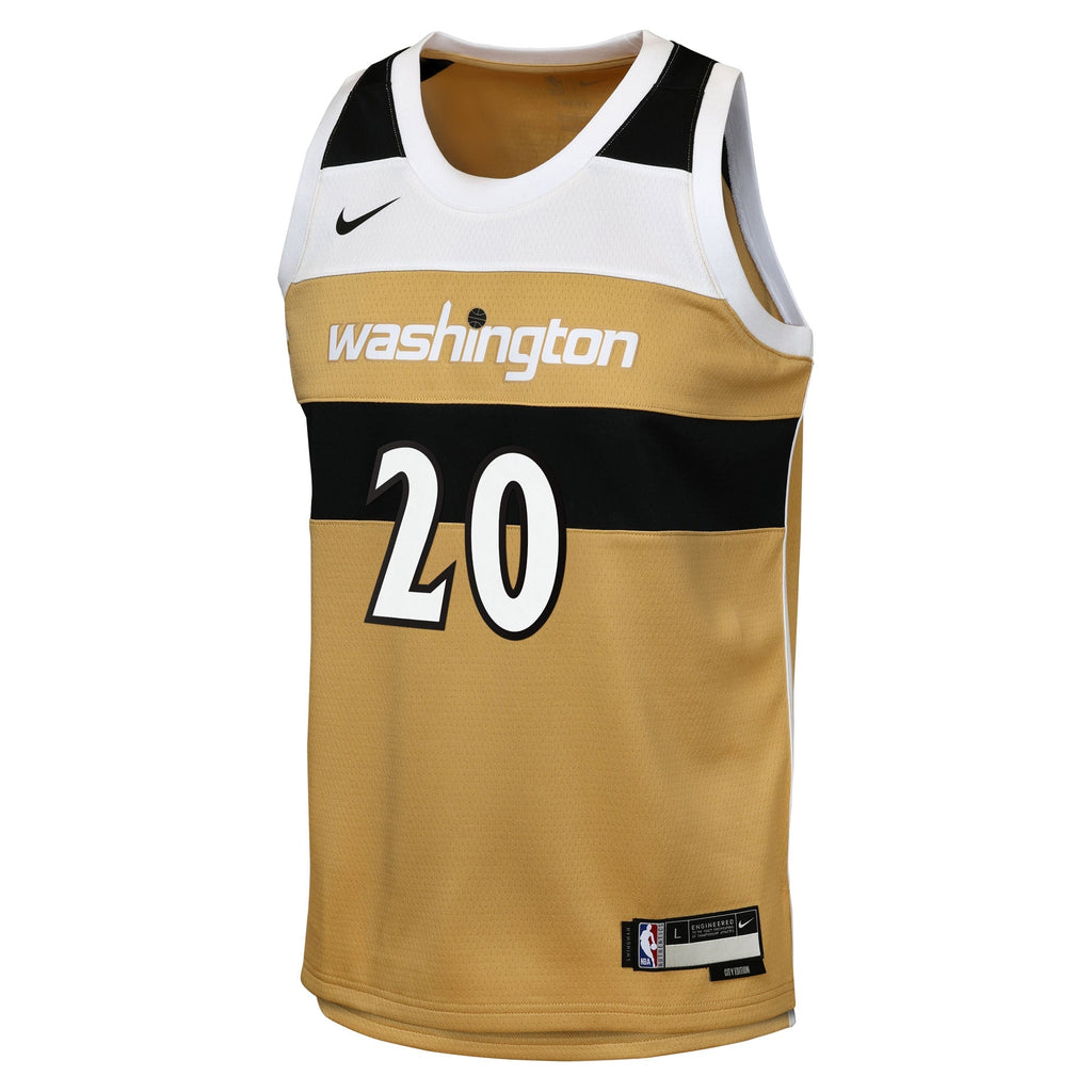Alex Sarr Washington Wizards 2025/26 City Edition Swingman Jersey - Tan - Youth product image 3, provided for visual
