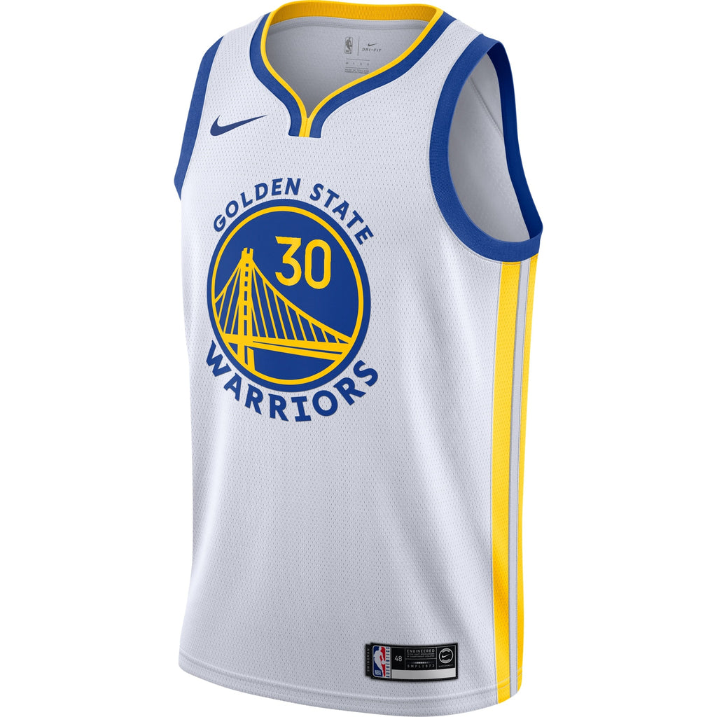 Stephen Curry Golden State Warriors Association Edition Swingman Jersey - White - Youth product image 3, provided for visual