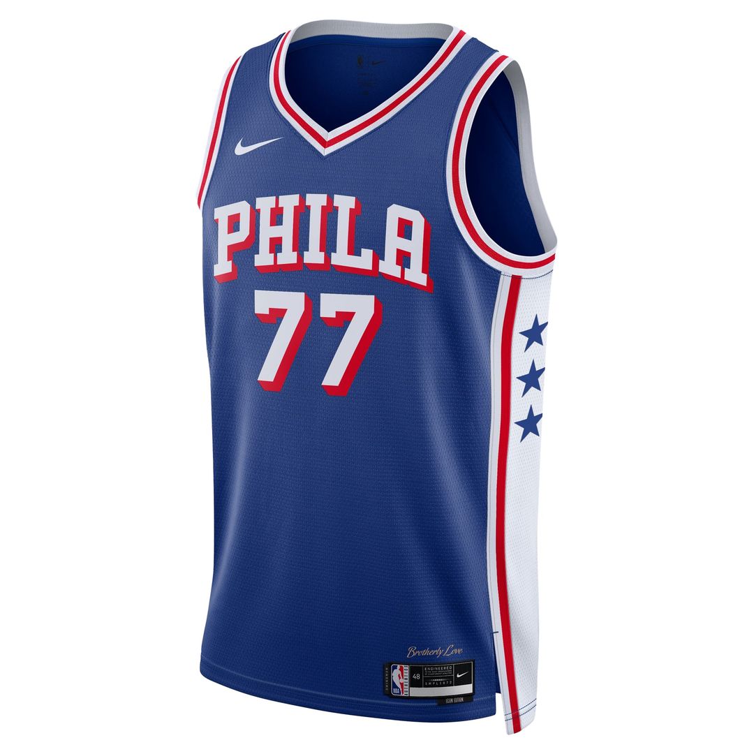 Philadelphia 76ers VJ Edgecombe Nike Unisex Swingman Jersey product image 2