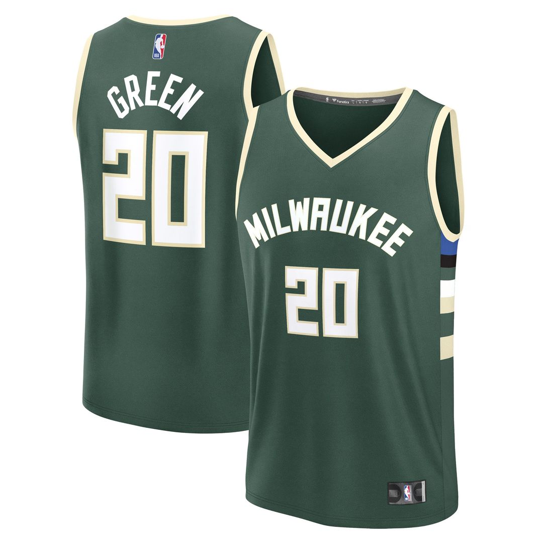 Milwaukee Bucks A.J. Green Fanatics Fast Break Replica product image 1