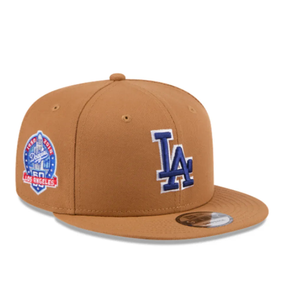 New Era Los Angeles Dodgers Color Pack 9FIFTY Snapback Hat-Light Bronze product image 1, provided for visual reference and