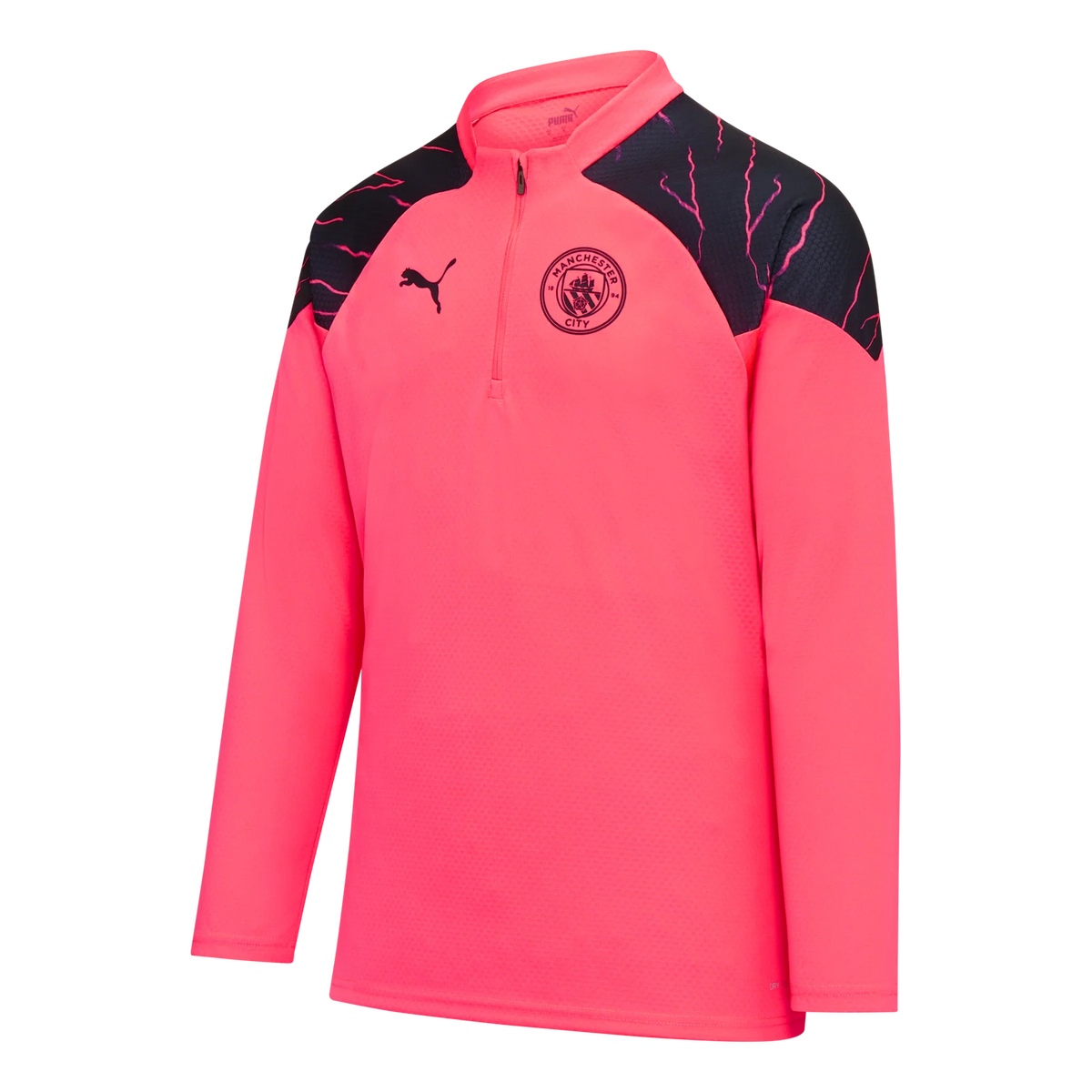 Manchester City Pink Training 1/4 Fleece product image 1, provided for visual reference and product detail review