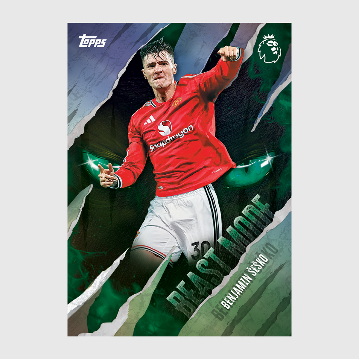 Topps 2026-27 Premier League Flagship Cards PACK (10 Cards Each) product image 3, provided for visual reference and product