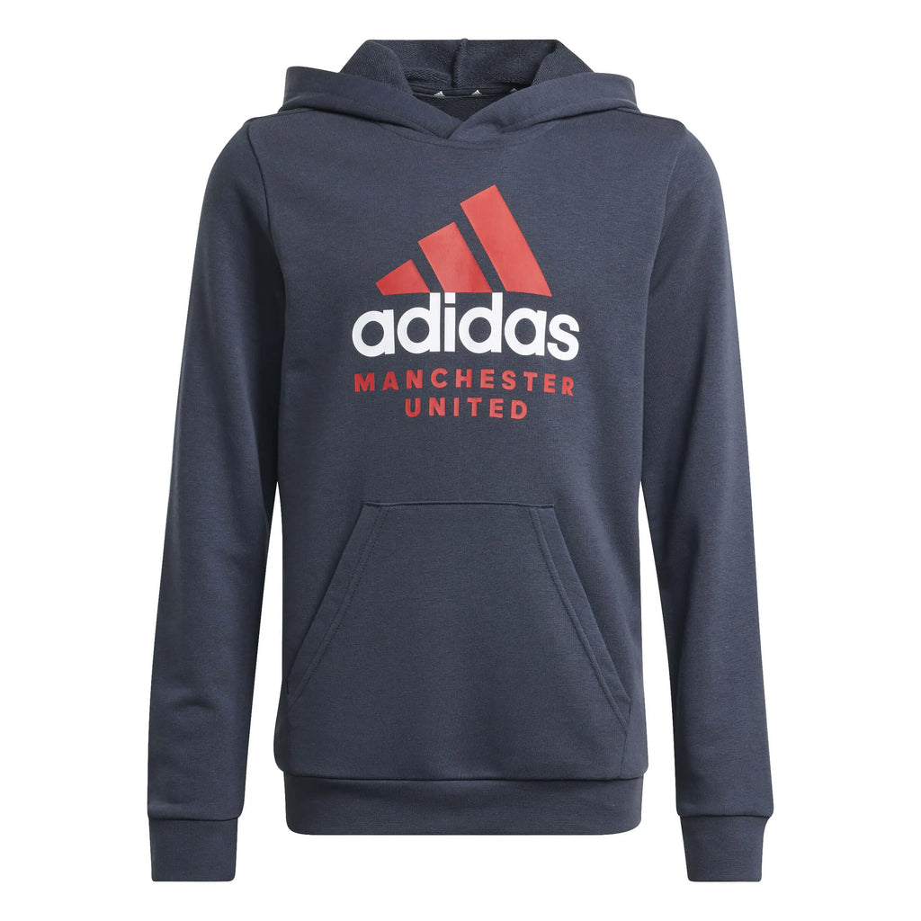 adidas MANCHESTER UNITED YOUTH HOODIE product image 1, provided for visual reference and product detail review