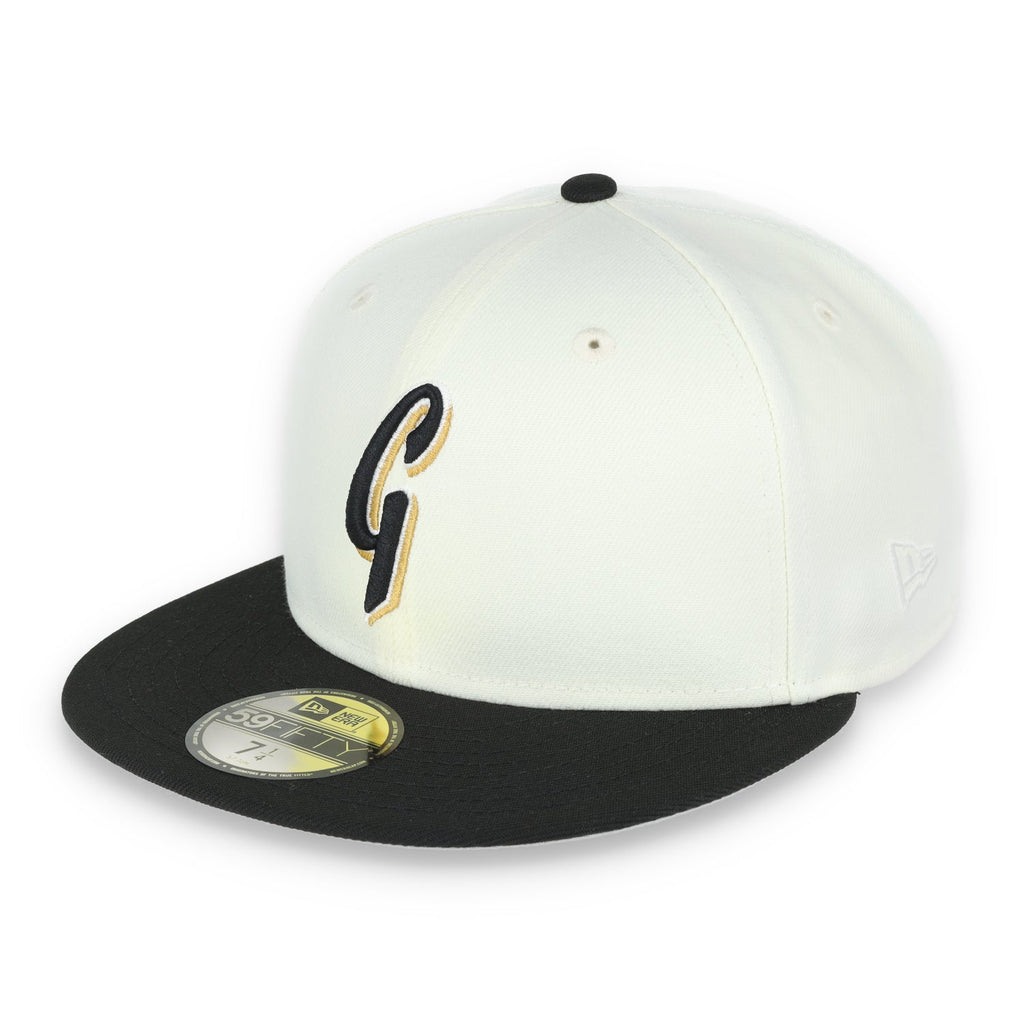 New Era San Francisco Giants 50th Anniversary Side Patch 59IFTY Fitted hat- Chrome/Black product image 3, provided for