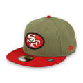 New Era San Francisco 49Ers "Hawaii 1990" Side Patch 59Fiftyfitted - Olive Green/Red product image 1, provided for visual