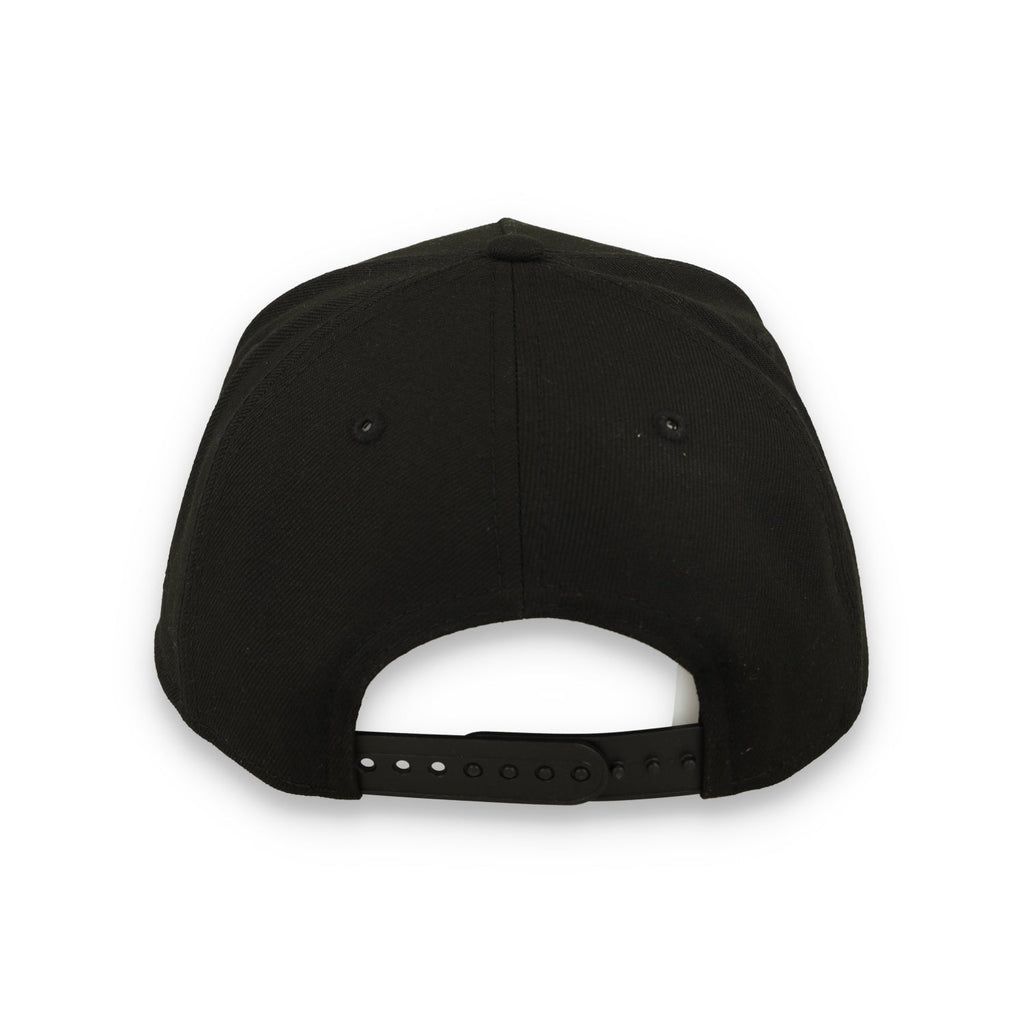 New Era Golden State Warriors 9FORTY A-Frame Snapback Hat-Black/White product image 6, provided for visual reference and