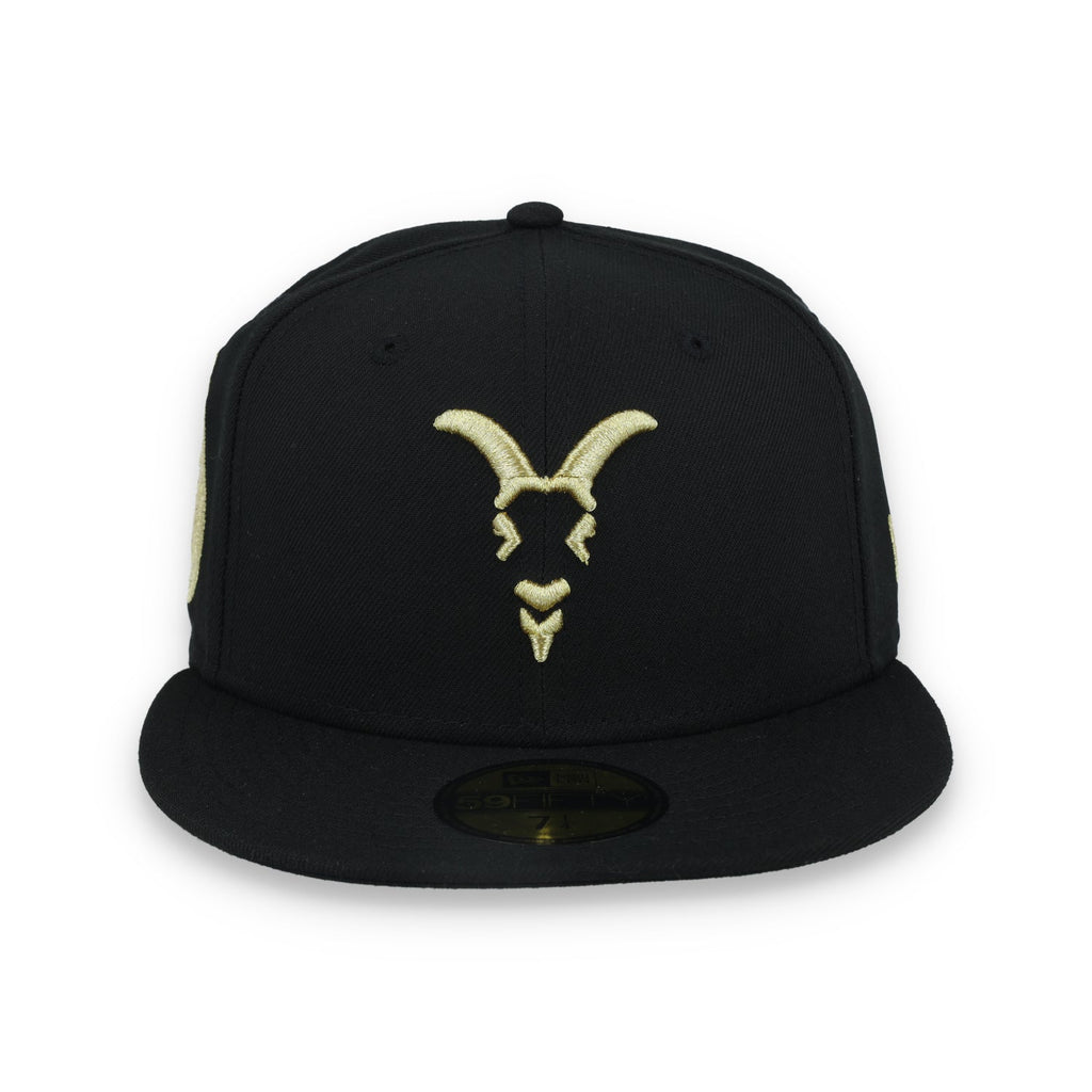 New Era Chivas de Guadalajara Goat Logo 59FIFTY Fitted Hat-Black/Gold product image 2, provided for visual reference and