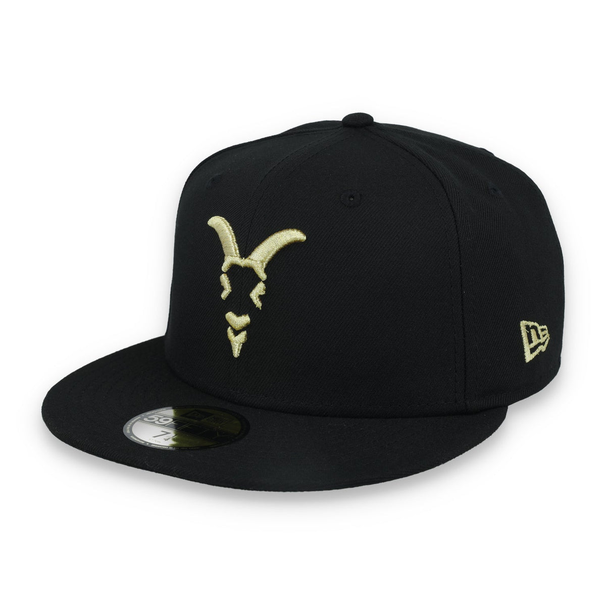 New Era Chivas de Guadalajara Goat Logo 59FIFTY Fitted Hat-Black/Gold product image 3, provided for visual reference and