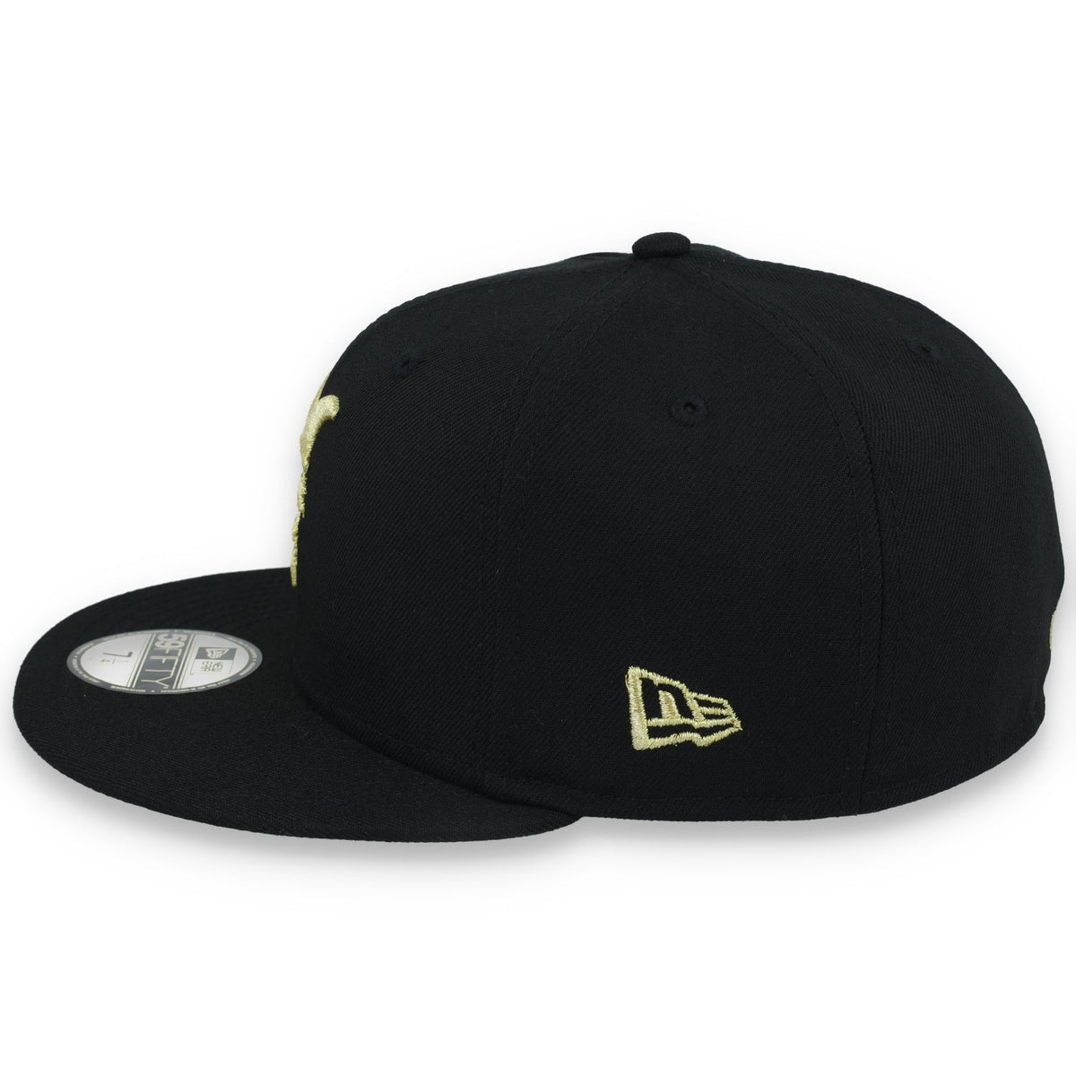 New Era Chivas de Guadalajara Goat Logo 59FIFTY Fitted Hat-Black/Gold product image 4, provided for visual reference and