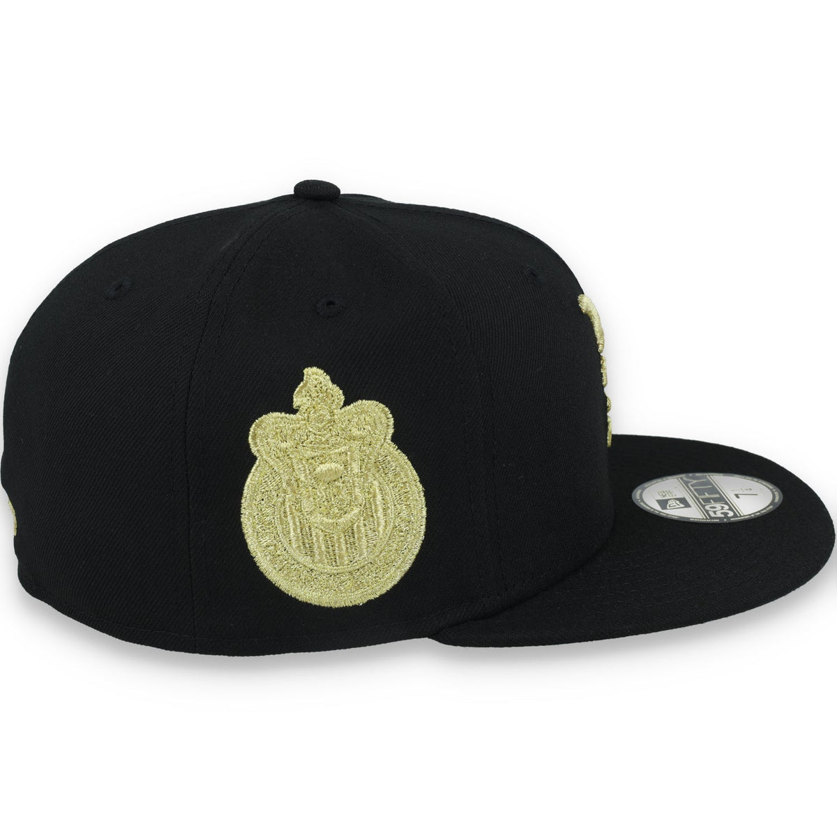 New Era Chivas de Guadalajara Goat Logo 59FIFTY Fitted Hat-Black/Gold product image 5, provided for visual reference and