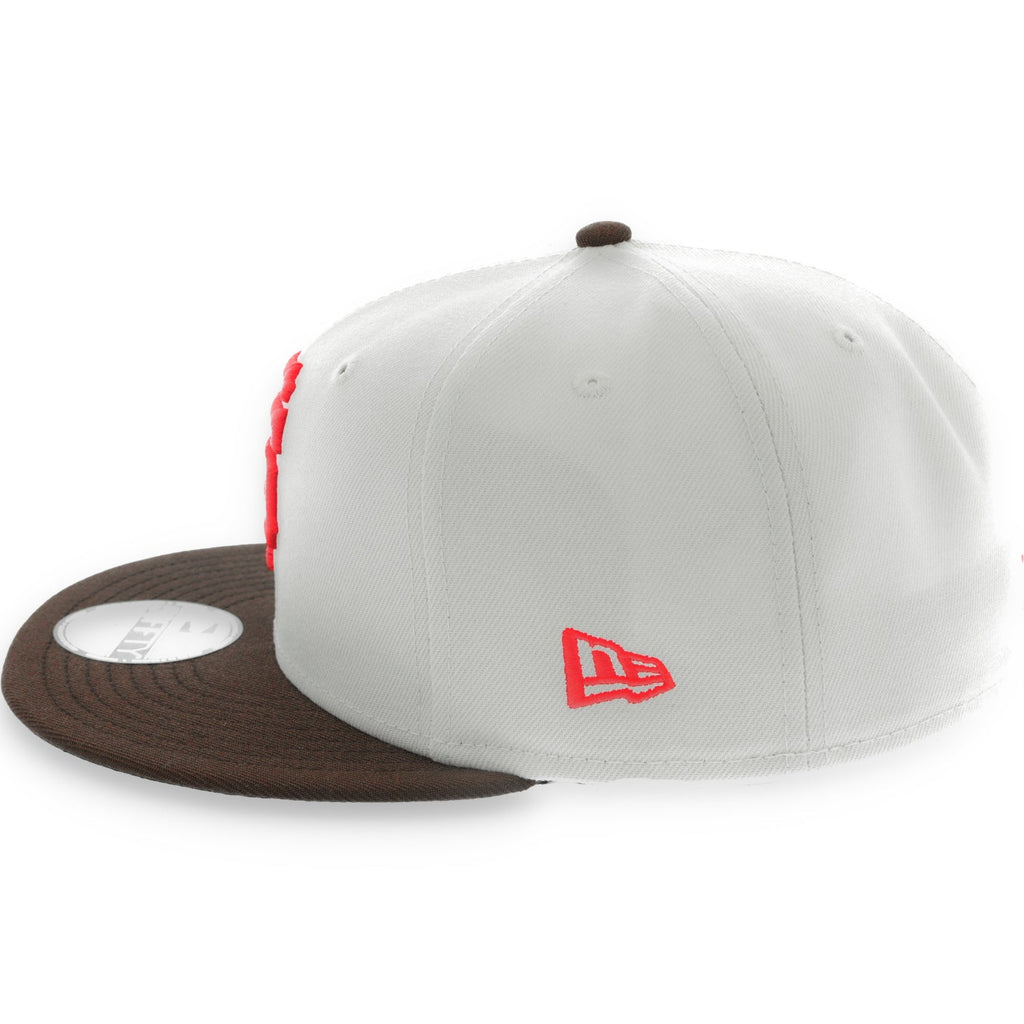 New Era San Francisco Giants 50th Anniversary Side patch 59FIFTY Fitted Hat-Poly Stone/Walnut product image 4, provided for