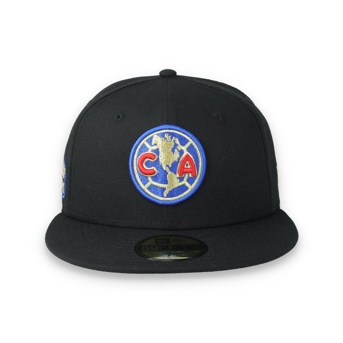 New Era Club America Est. 1916 Side Patch 59FIFTY Fitted Hat-Black/Gold product image 2, provided for visual reference and