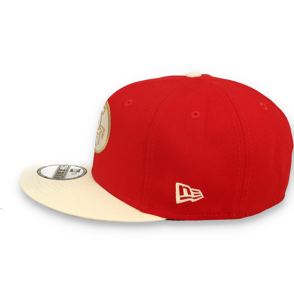 New Era San Francisco 49Ers "70 Years" Side Patch 59Fiftyfitted - Red/Cream product image 5, provided for visual reference
