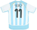adidas 2006 ARGENTINA REISSUE TEVEZ HOME JERSEY product image 1, provided for visual reference and product detail review