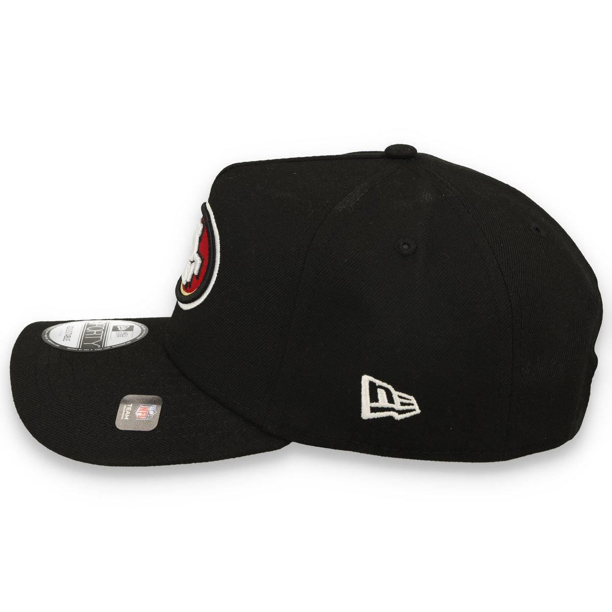 NEW ERA ORIGINAL SAN FRANCISCO 49ER 9-FORTY A-FRAME Snapback- BLACK product image 4, provided for visual reference and
