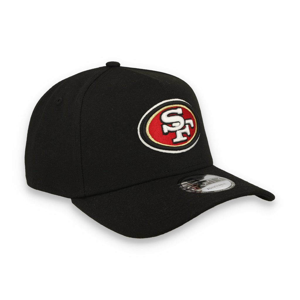 NEW ERA ORIGINAL SAN FRANCISCO 49ER 9-FORTY A-FRAME Snapback- BLACK product image 2, provided for visual reference and