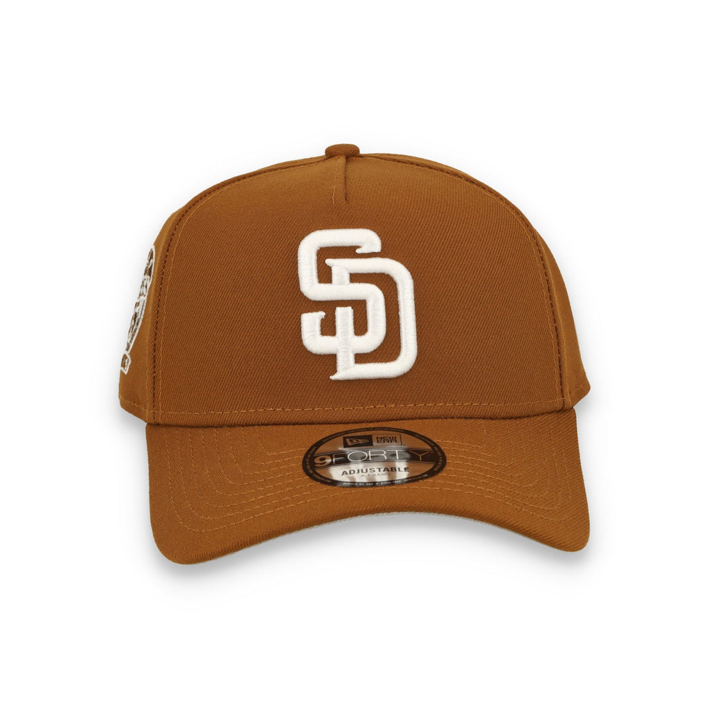 New Era San Diego Padres 25th Anniversary 9FORTY A-Frame Snapback Hat-Toasted Peanut product image 2, provided for visual