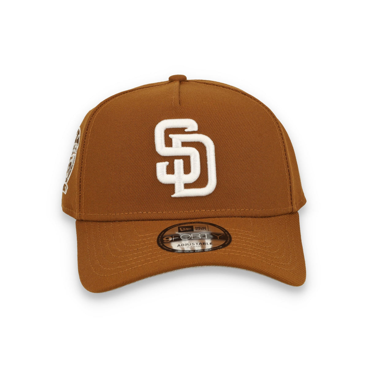 New Era San Diego Padres 25th Anniversary 9FORTY A-Frame Snapback Hat-Toasted Peanut product image 2, provided for visual