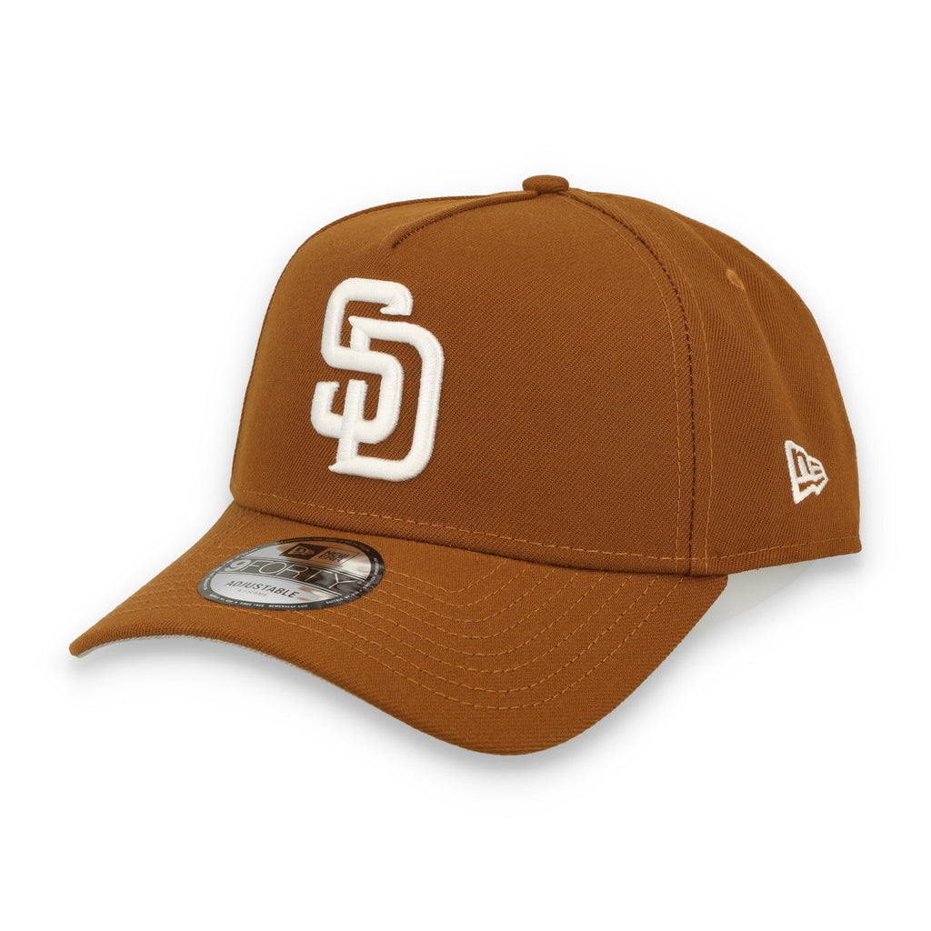 New Era San Diego Padres 25th Anniversary 9FORTY A-Frame Snapback Hat-Toasted Peanut product image 3, provided for visual