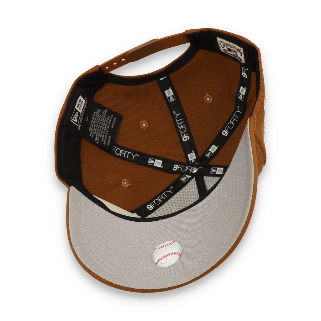 New Era San Diego Padres 25th Anniversary 9FORTY A-Frame Snapback Hat-Toasted Peanut product image 6, provided for visual
