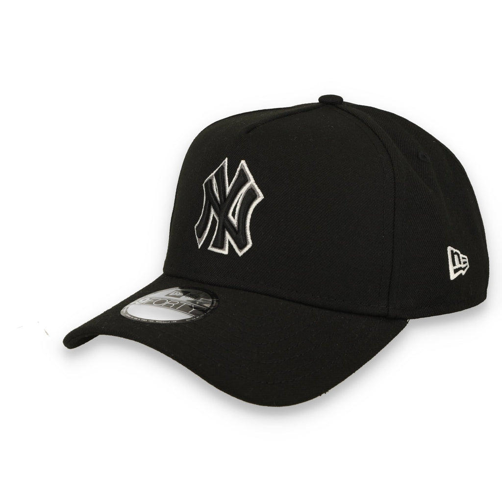 New Era New York Yankees 1999 World Series Side Patch A Frame 9FORTY Adjustable Hat-Black/White product image 2, provided