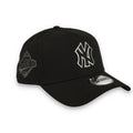 New Era New York Yankees 1999 World Series Side Patch A Frame 9FORTY Adjustable Hat-Black/White product image 1, provided