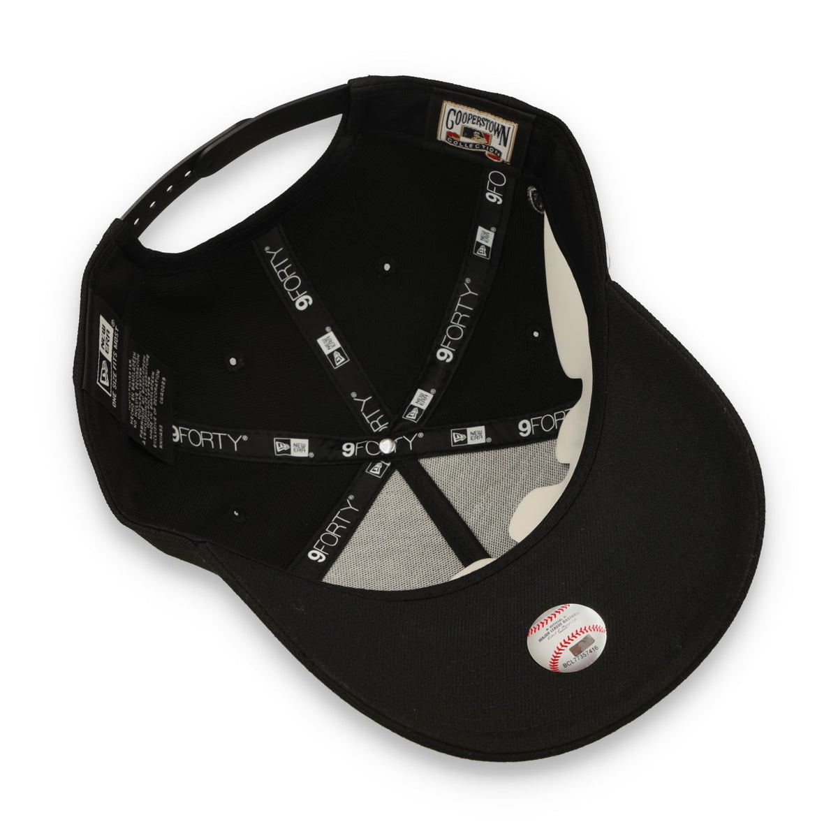New Era New York Yankees 1999 World Series Side Patch A Frame 9FORTY Adjustable Hat-Black/White product image 6, provided