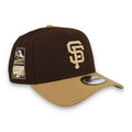 New Era San Francisco Giants ASG 2007 Patch 9FORTY A-Frame Snapback Hat-Burnt Wood/ Khaki product image 1, provided for