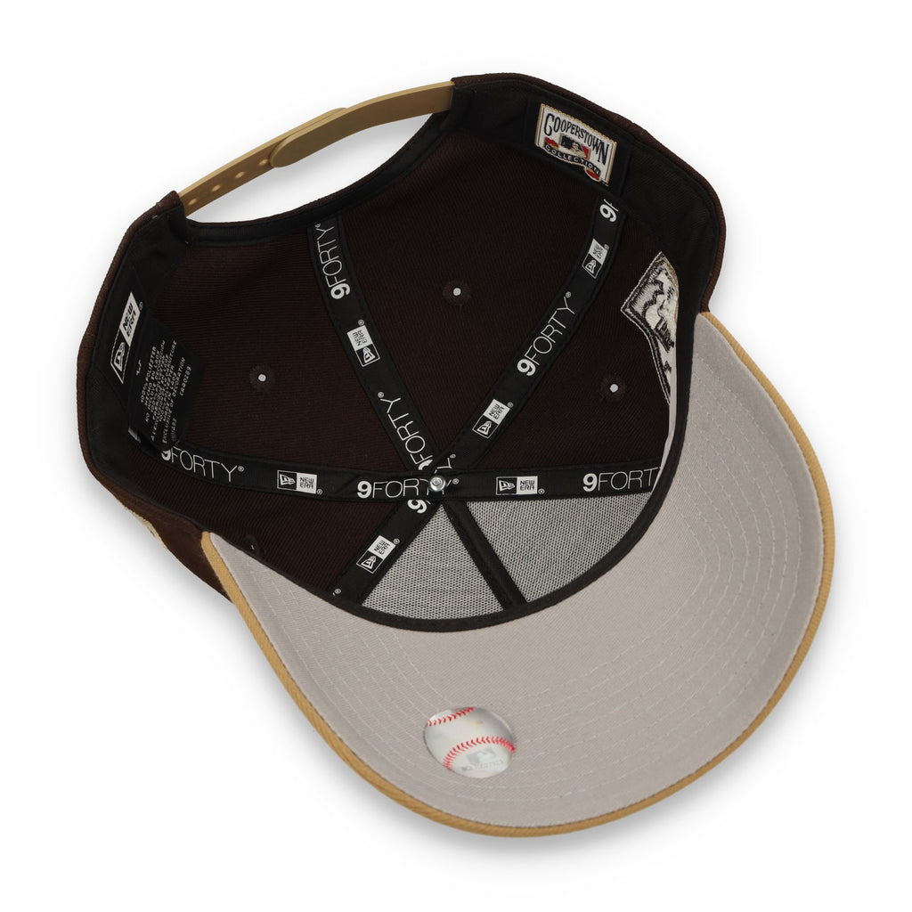 New Era San Francisco Giants ASG 2007 Patch 9FORTY A-Frame Snapback Hat-Burnt Wood/ Khaki product image 7, provided for