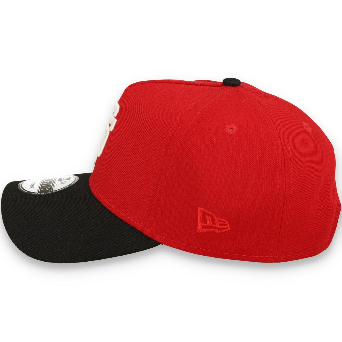 New Era San Francisco Giants 1989 Battle Of the Day 9FORTY A-Frame Snapback Hat-Scarlet/Black product image 5, provided for