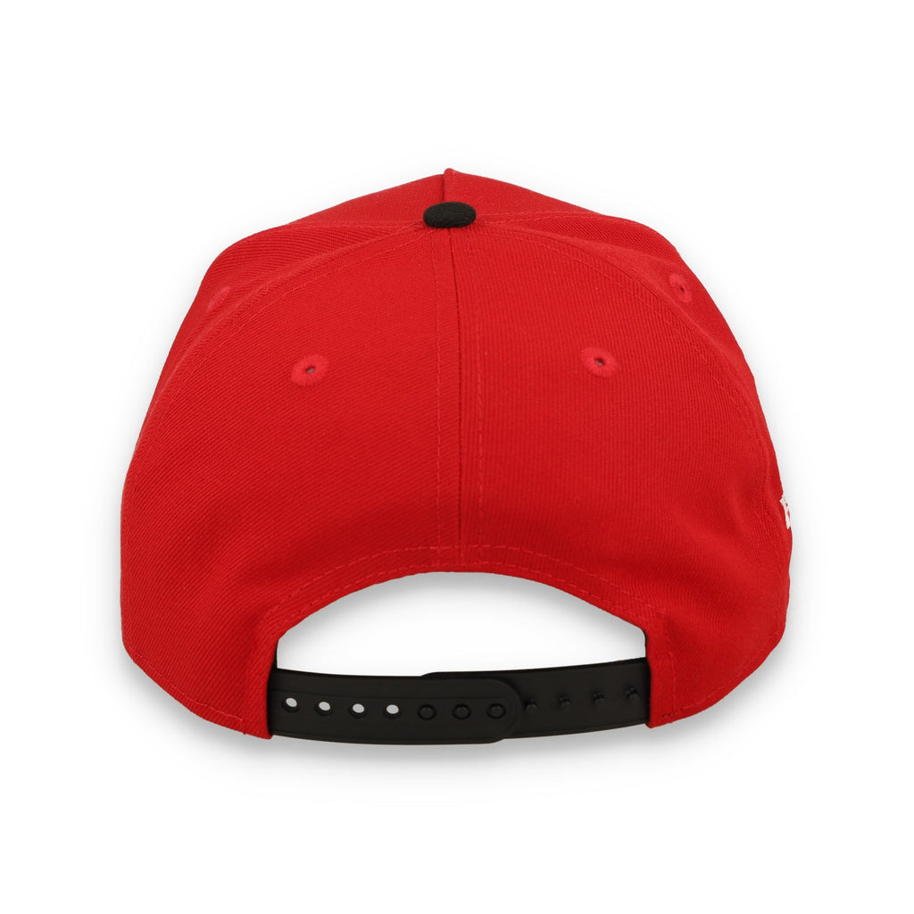 New Era San Francisco Giants 1989 Battle Of the Day 9FORTY A-Frame Snapback Hat-Scarlet/Black product image 6, provided for