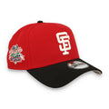 New Era San Francisco Giants 1989 Battle Of the Day 9FORTY A-Frame Snapback Hat-Scarlet/Black product image 1, provided for