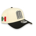 New Era Mexico WBC 9FORTY A-Frame Snapback Hat-Chrome/Black product image 1, provided for visual reference and product