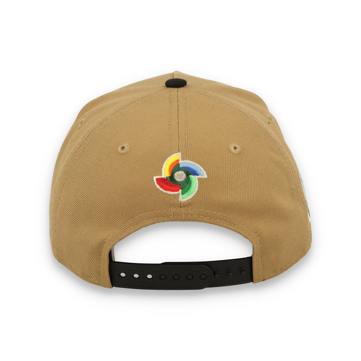 New Era Mexico WBC 9FORTY A-Frame Snapback Hat-Khaki/Black product image 6, provided for visual reference and product detail