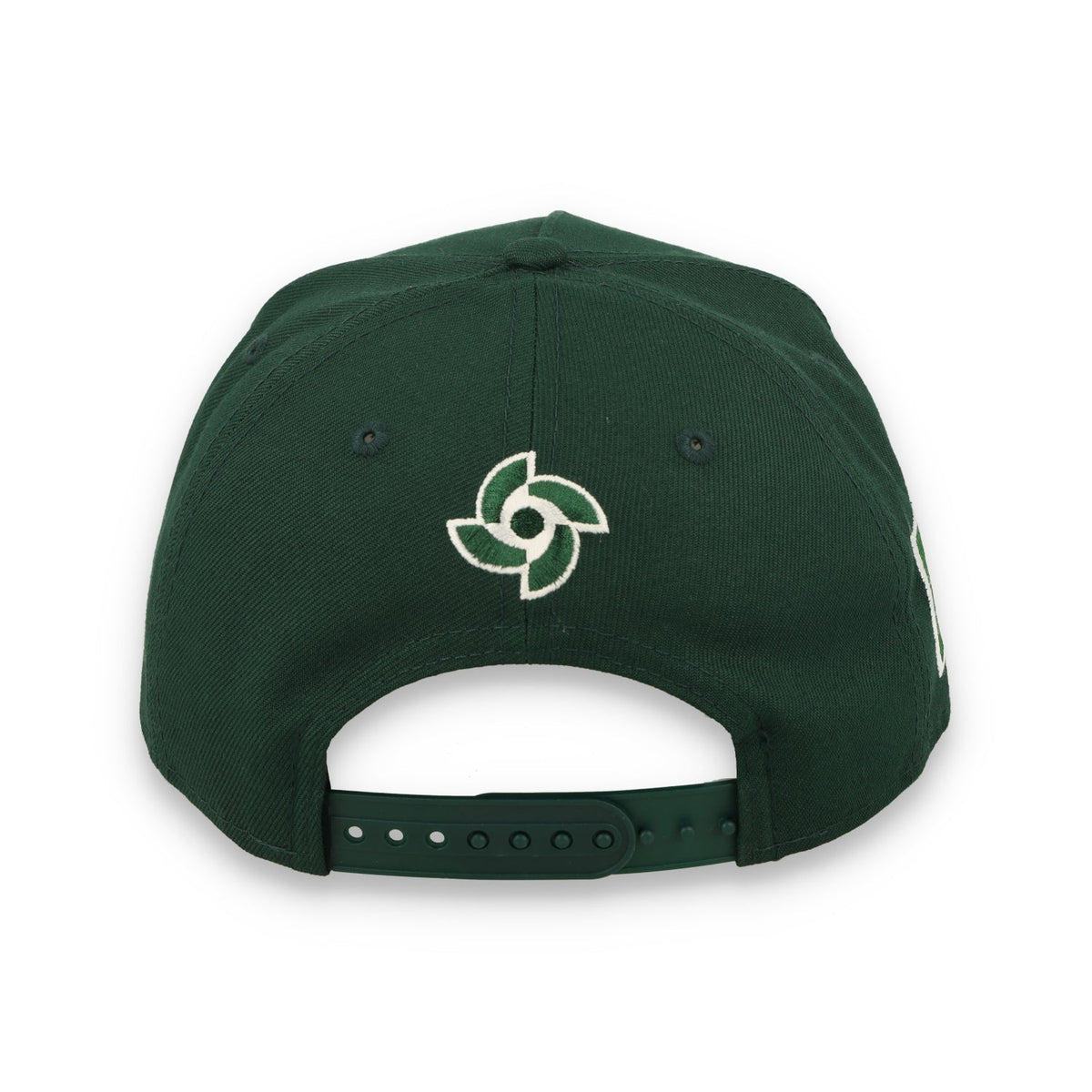 New Era Mexico WBC 9FORTY A-Frame Snapback Hat-Dark Green product image 6, provided for visual reference and product detail